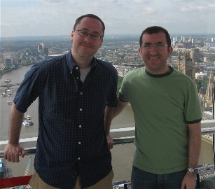 Matt and Jeff in London Eye
