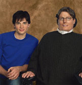 Tom Welling and Christopher Reeve